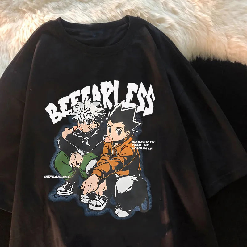 Killua Gon Fearless T Shirt HxHBoutique