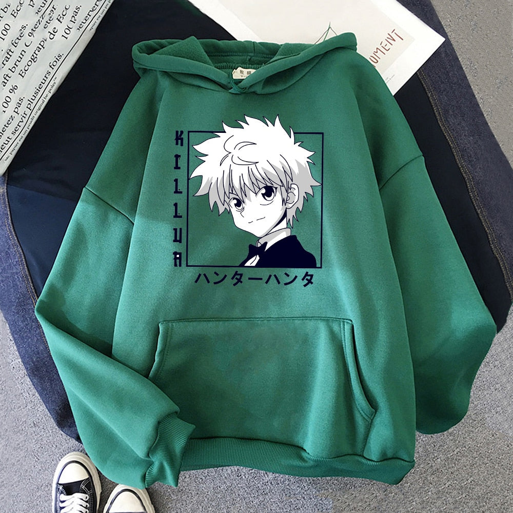 Killua light best sale blue hoodie